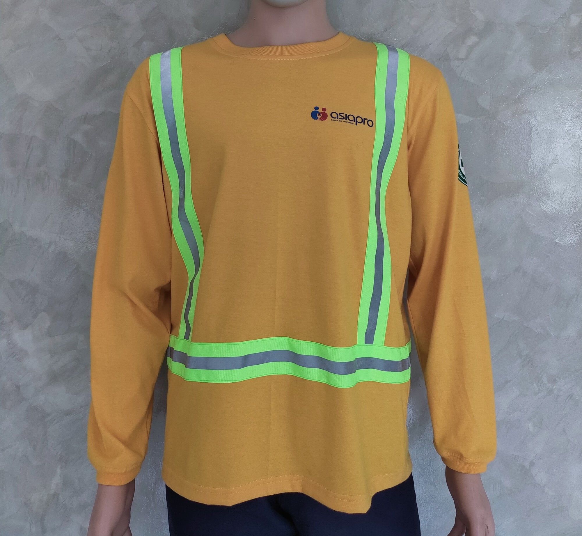 sweatshirt with reflector orange
