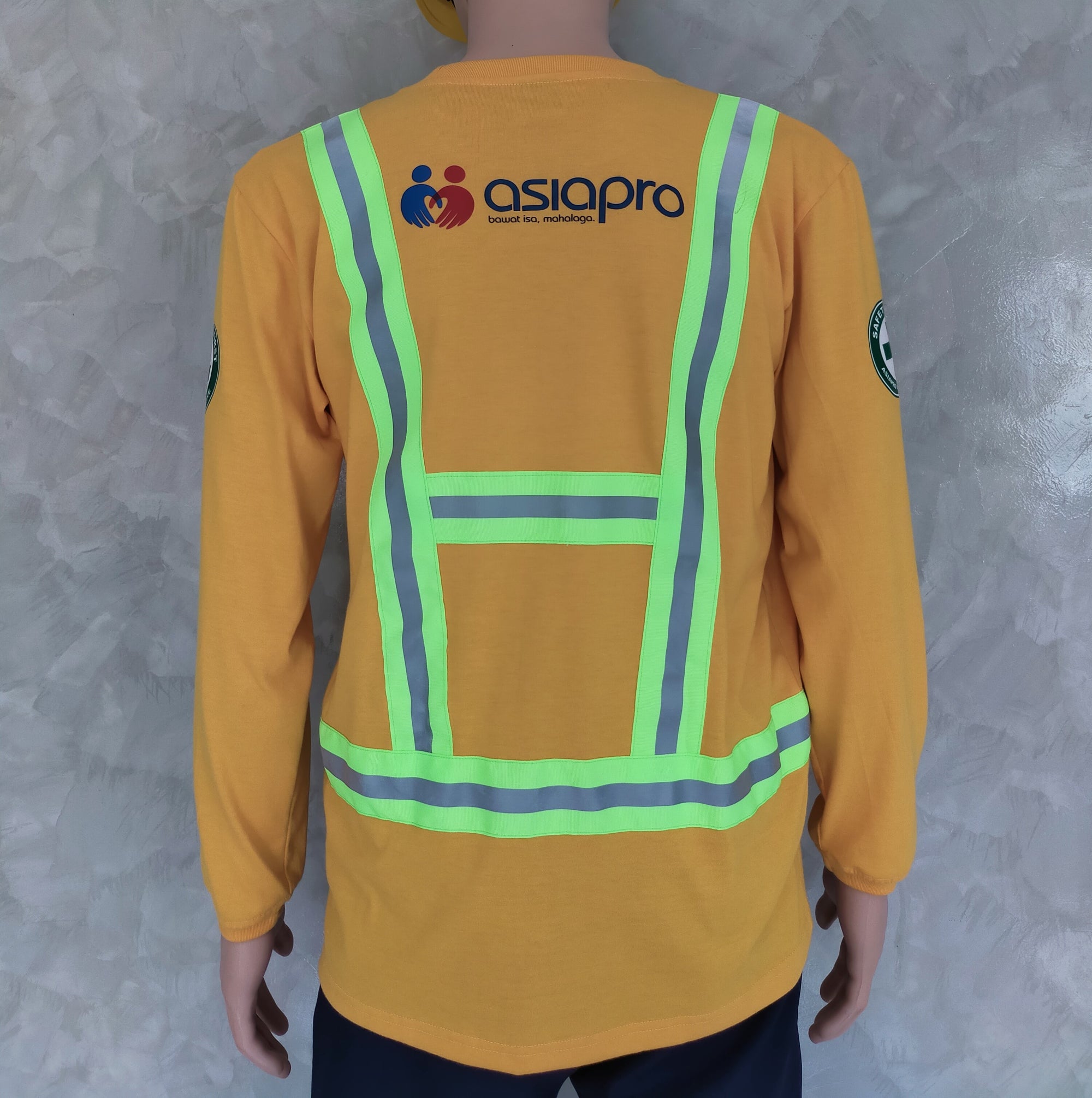 sweatshirt with reflector orange